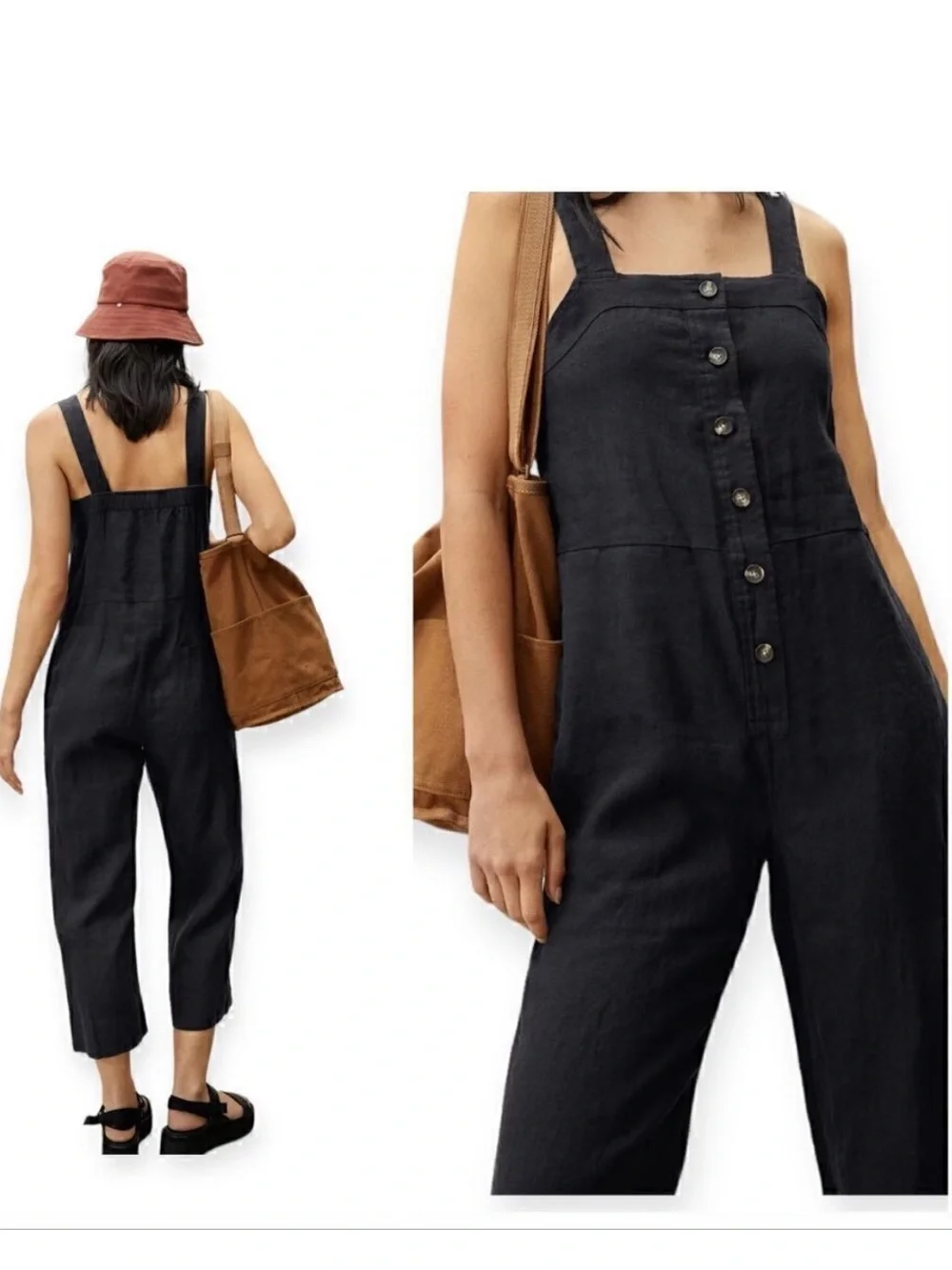 Everlane linen jumpsuit
